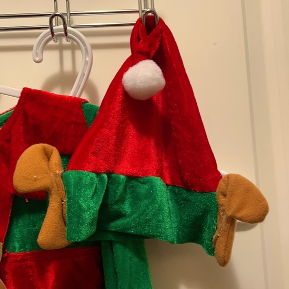 Hat & top elf outfit - Picture 2 of 3